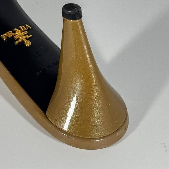 PRADA Patten Leather Slides - Picture 2 of 16